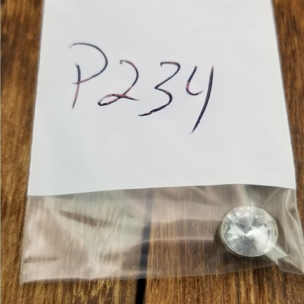 Rhinestone crystal button P234 - Picture 2 of 3